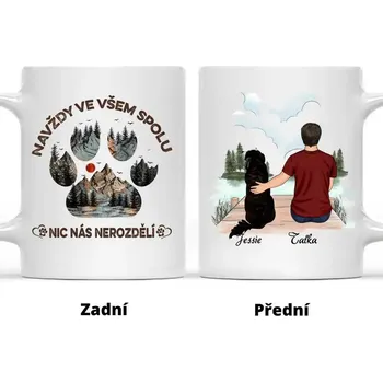 Hrnek - Přátelé navždy s výhledem 2 Bílá