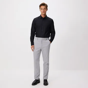 Pánské kalhoty Reserved - Kalhoty chino slim fit - světle šedá - PZ500-09X - PZ500-09X-31