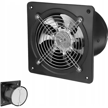 Domácí ventilátor POTRUBNÍ VENTILÁTOR 150 mm PRŮMYSLOVÝ VÝKONNÝ JEDNOFÁZOVÝ AXIÁLNÍ