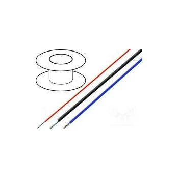 elektrický kabel Vodič HELUFLON®-FEP-6Y lanko Cu 1x0,25mm2 FEP černá 600V