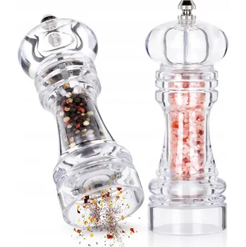 Kuchyňský mlýnek Akrylový mlýnek na pepř a sůl 16 cm 2 ks