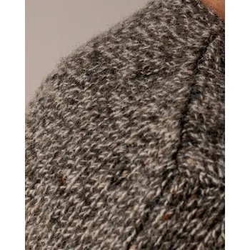 Dámský svetr Dámský vlněný kardigan Alpaka Blend Světle hnědá XL-XXL