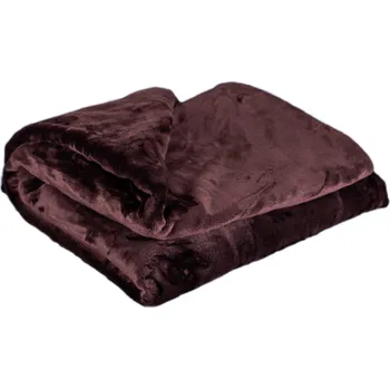 deka JAHU s.r.o. Deka mikroflanel TMAVĚ HNĚDÁ 150 x 200