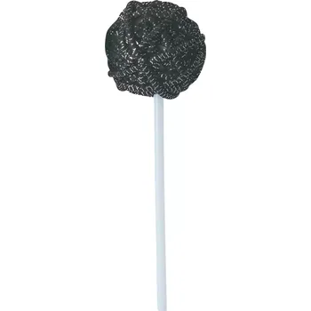 Bifull Piruleta Lollipop Round Black Silver 24 ks