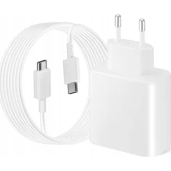 SÍŤOVÁ NABÍJEČKA PRO SAMSUNG 45W PD + KABEL USB TYP C 2M