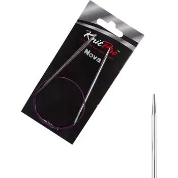 Jehlice KnitPro Nova kruhové kovové fixní jehlice 3mm 40cm (KnitPro Nova kruhové kovové jehlice 3mm 40cm)