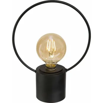 Svítidlo Atmosphera Vintage lampa se železným černým stojanem 26,5 x 20 cm