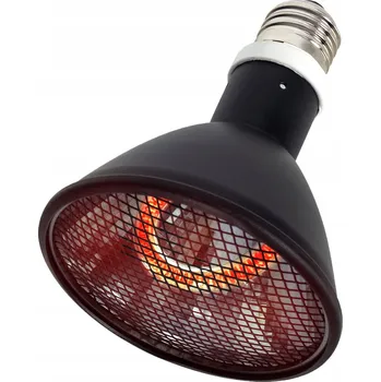 Infrazářič INFRAČERVENÝ ZÁŘIČ TEPLA LAMPA TERÁRIUM PLAZI PTAČÍ 50W