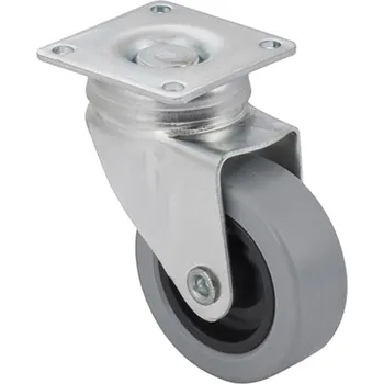 Nábytkové kování Walteco Kolečko přístrojové pro tvrdé podlahy, otočné, pr. 50mm