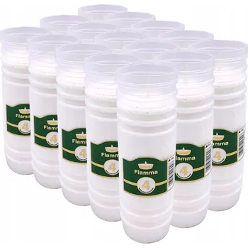 Obraz Parafínový vklad Flamma 15 ks 96 h 17 cm