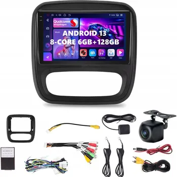 Auto Hi-Fi AUTORÁDIO S ANDROID 13 RENAULT TRAFIC III 2014-2021 ANDROID AUTO CARPLAY 6G/128GB