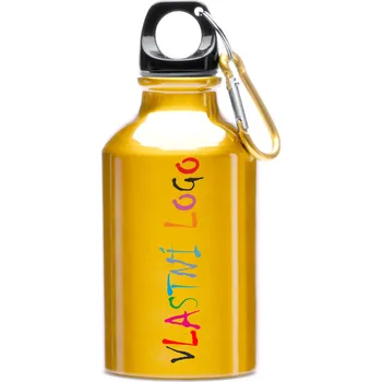 Láhev Stamina Hliníková láhev YACA s vlastním potiskem Barva: žlutá