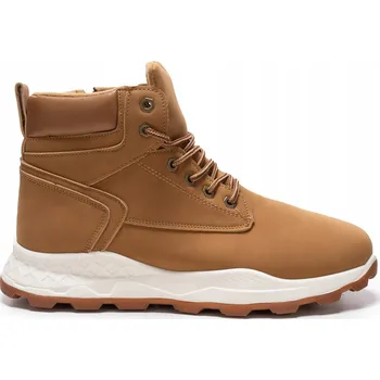 Dámská zimní obuv Pánské trapery Nubukové boty Kotníkové Boty Zateplené Camelové Teplé Zimní 44