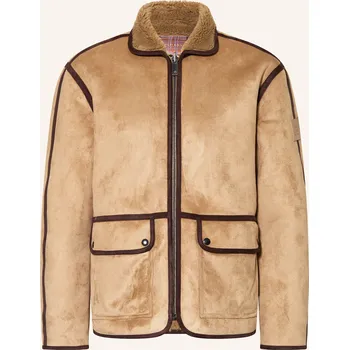 Pánská bunda Scotch & Soda Pánská Oboustranná Bunda Z Umělé Kožešiny,...