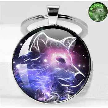 Přívěsek na klíče vlk