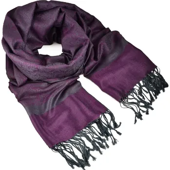 Šála Šála zimní - tmavě fialová