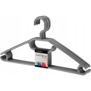 Věšák Otočné věšáky Galicja šedé 5 kusů