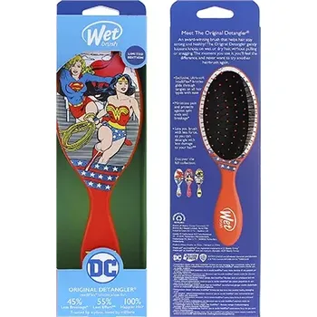 kartáč na vlasy Wet Brush Original Detangler Justice League kartáč na vlasy Wonder Woman And Suprgirl