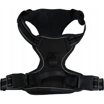 Postroj pro psa POSTROJ PRO PSA BEZ TLAČENÍ NASTAVITELNÝ VODÍTKOVÝ VELIKOST S ČERNÝ