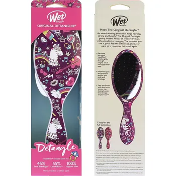 kartáč na vlasy Wet Brush Original Detangler Happy Hair Llama