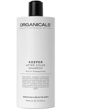 Šampon Organicals KEEPER After Color Shampoo Rice & Pomegranate 1000 ml