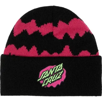 Čepice SANTA CRUZ kulich - Youth Slime Stripe Beanie Black Slime Stripe (BLACK SLIME STRIPE)