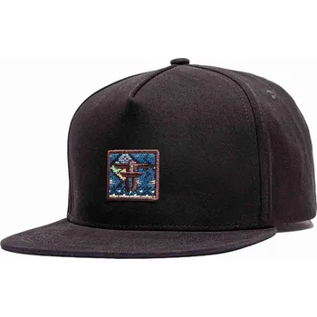 Oblečení a móda FALLEN kšiltovka - Trademark Patch Flat Black Brown (BLACK/BROWN) velikost: OS