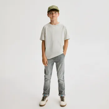 Chlapecké džíny Reserved - Elastické džíny carrot - světle šedá - 516CJ-09J - 516CJ-09J-116