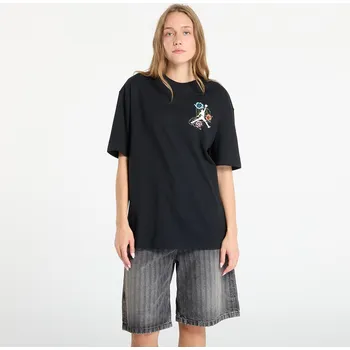 Dámská móda Tričko Jordan Flight Women's Oversized Graphic T-Shirt Black XL