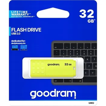 USB flash disk USB flash disk GOODRAM UME2-0320Y0R11 32 GB USB 2.0 žlutý