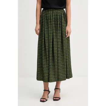 Dámská sukně Sukně United Colors of Benetton midi, áčková, 4XVWD0056 zelená 79D, vel. 38