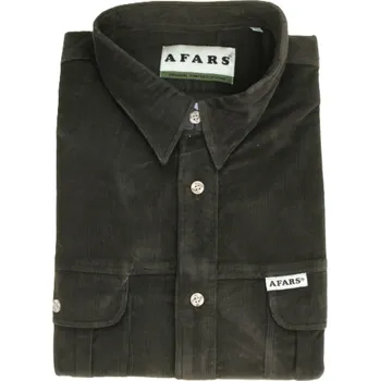 Pánská košile Afars Manšestrová košile - dlouhý rukáv Velikost: 41