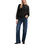 QS by s.Oliver dámské džíny Wide Leg 57Z9 2171855 Modrá 42/32