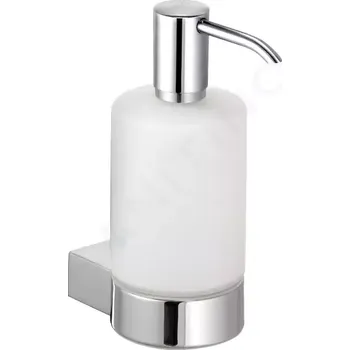 Dávkovač mýdla Keuco Plan Dávkovač mýdla s držákem, 250 ml, matné sklo/chrom, 14953019000