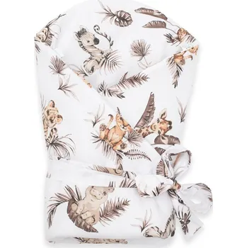 Zavinovačka NEW BABY Dětská zavinovačka New Baby Safari 80x80 cm