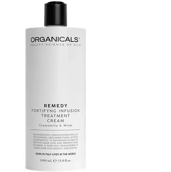 Vlasová regenerace Organicals REMEDY Fortifying Infusion Treatment Camomille & Millet 1000 ml