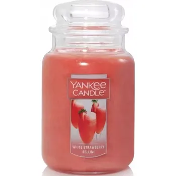 Yankee Candle Large Jar White Strawberry Bell 623g