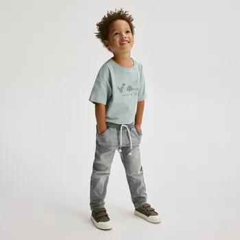 Reserved - Elastické džíny carrot - světle šedá - 518CJ-09J - 518CJ-09J-80