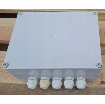 Rozvaděč 1. HERMETICKÁ KRABIČKA NA OMÍTKU ABS IP65 220x165x100mm SKŘÍŇKA POUZDRO