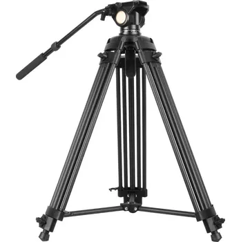 Stativ QZSD Q880C Profesionální karbonový stativ 158 cm, Teleskopické Nohy Heavy Duty 10kg + hlava Q90