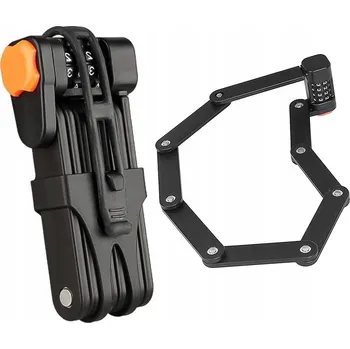 Zámek na kolo SKLÁDACÍ ZÁMEK NA KOLO ZAPIĘCIE SZYFR BLOKACE OCEL SKLÁDACÍ ZÁMEK