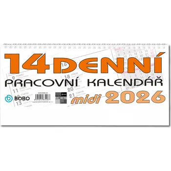 Kalendář BOBO Mini 14denní 2026
