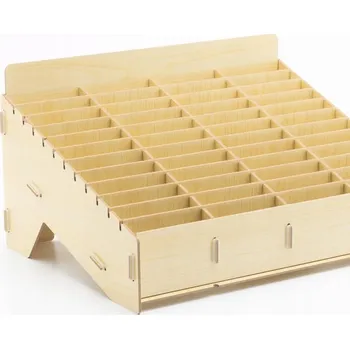 Úložný box BOX NA TELEFONY S PŘIHRÁDKAMI KRABIČKA NA TELEFONY ORGANIZÉR 48 MÍST