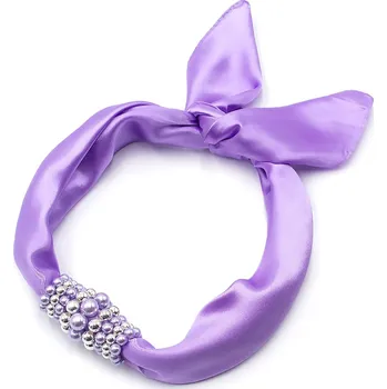 Šátek Magotex Šátek s bižuterií Letuška - světle fialový