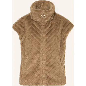 Dámská vesta Joseph Ribkoff Dámská Vesta Z Umělé Kožešiny, hnědá, 34