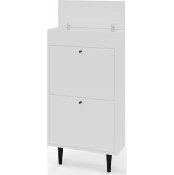 Botník Matkam 55 x 104 x 21 cm bílá