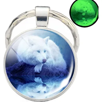 Přívěsek na klíče vlk