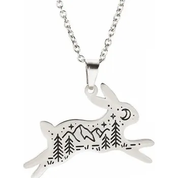 Řetízek Náhrdelník a přívěsek králíček