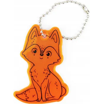 Reflexní Přívěsek Na Klíče na klíče s oranžovou Liška