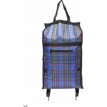 Decortrend nákupní taška na kolečkách polyester kostkovaná